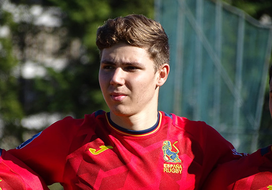 Joan Terol Rius estudiante de la Facultat d’Economia, campeón de Europa de rugby sub-20